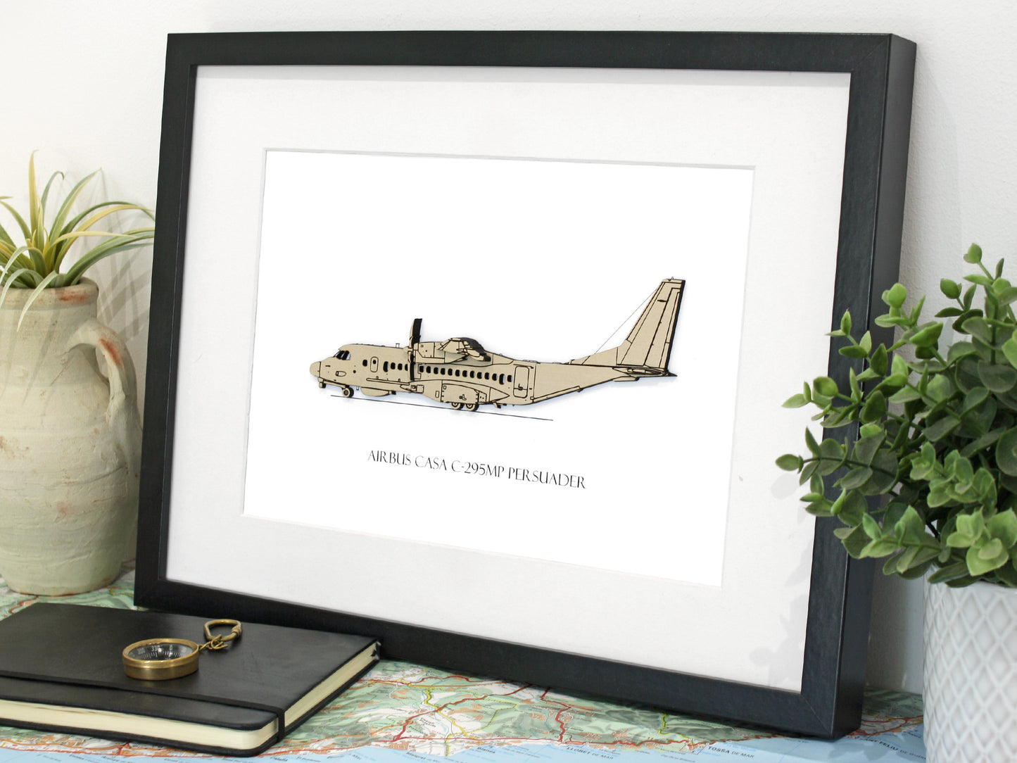 Airbus CASA C-295 Persuader aviation art