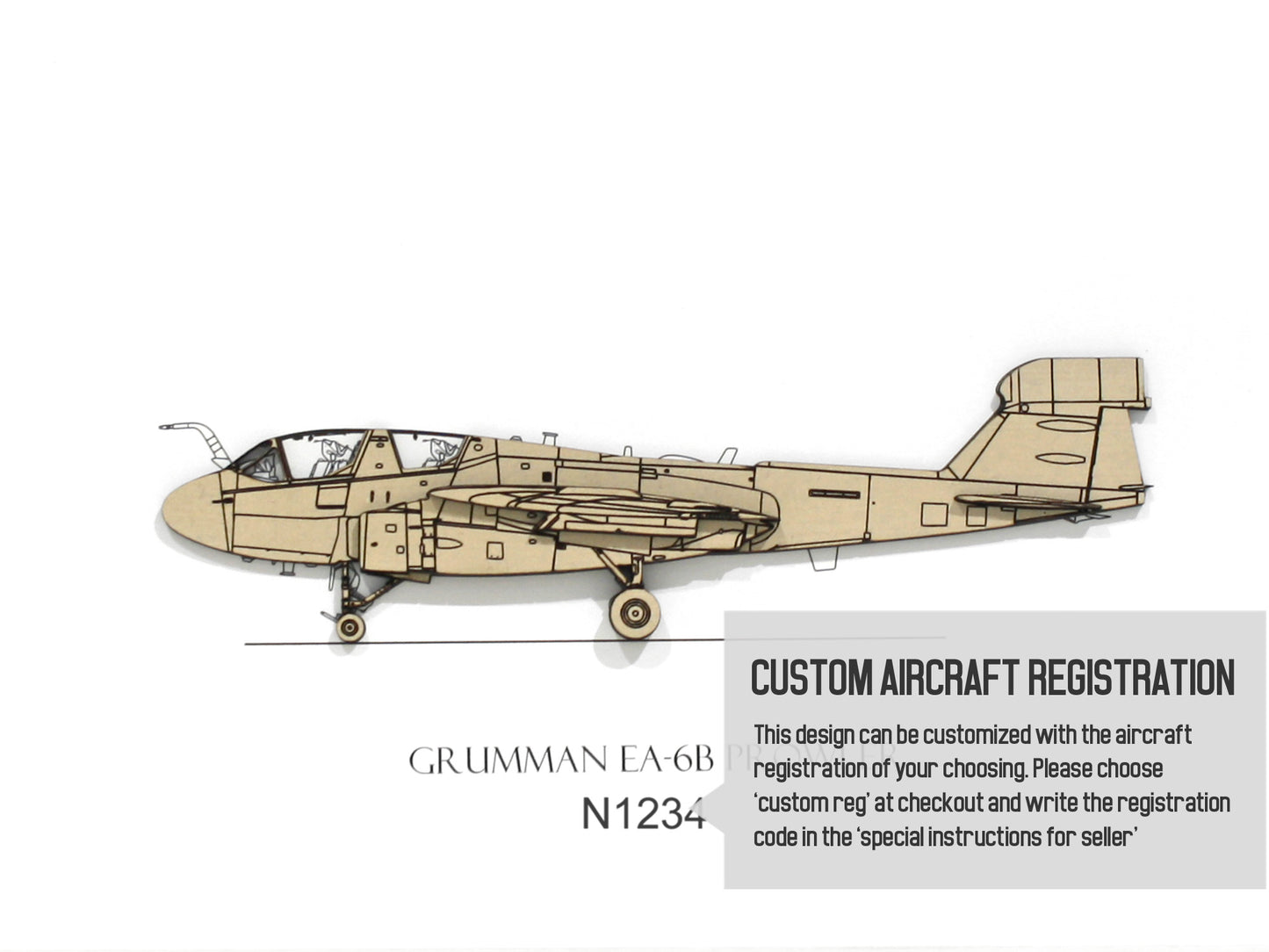Grumman EA-6B Prowler aviation art