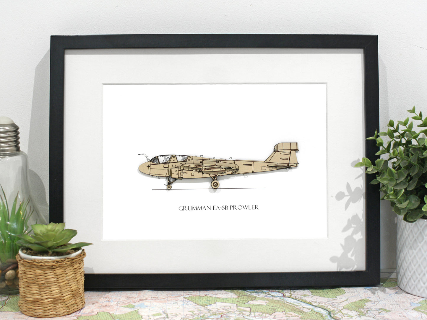 Grumman EA-6B Prowler aviation art