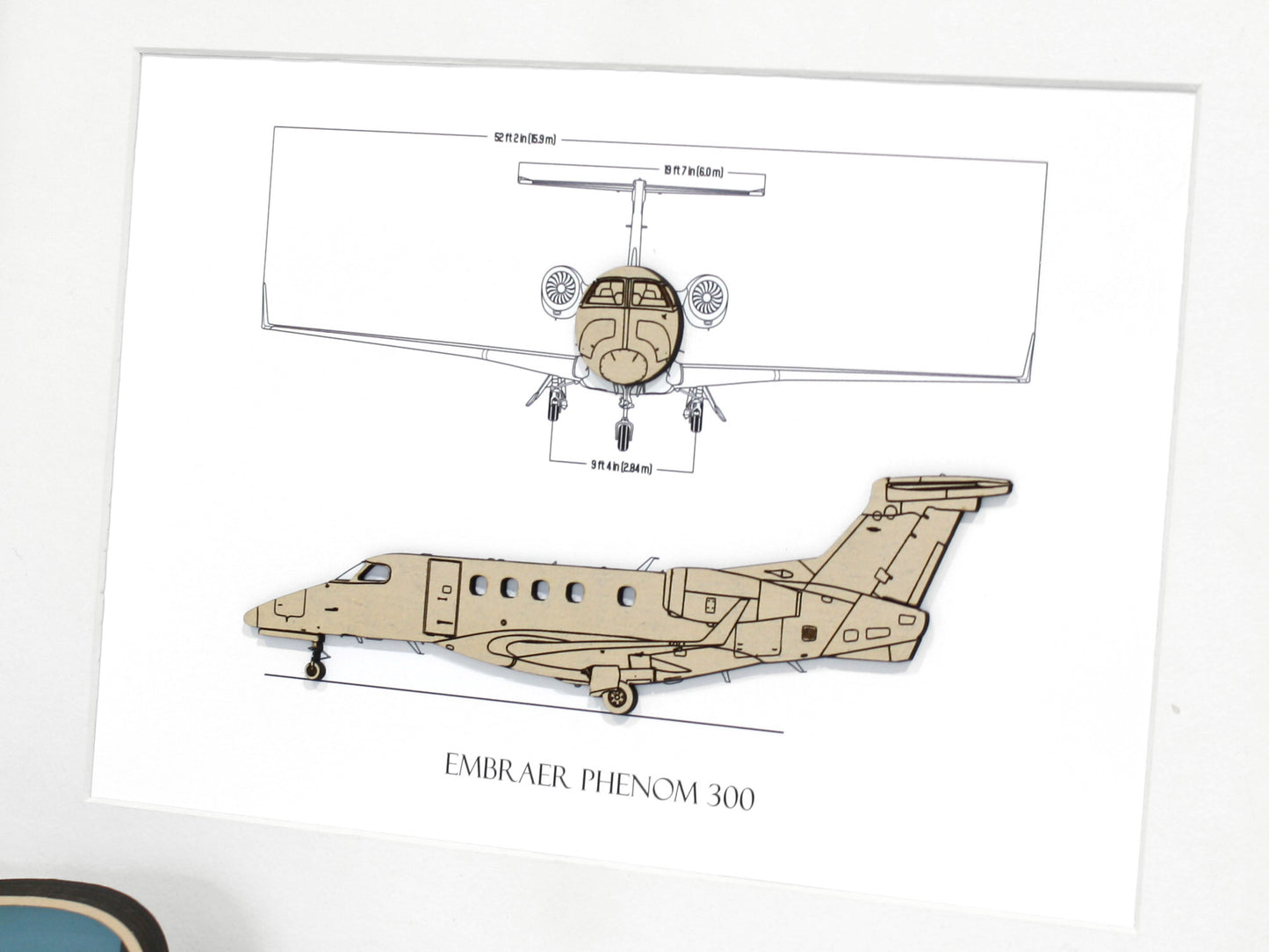 Embraer Phenom 300 aviation art