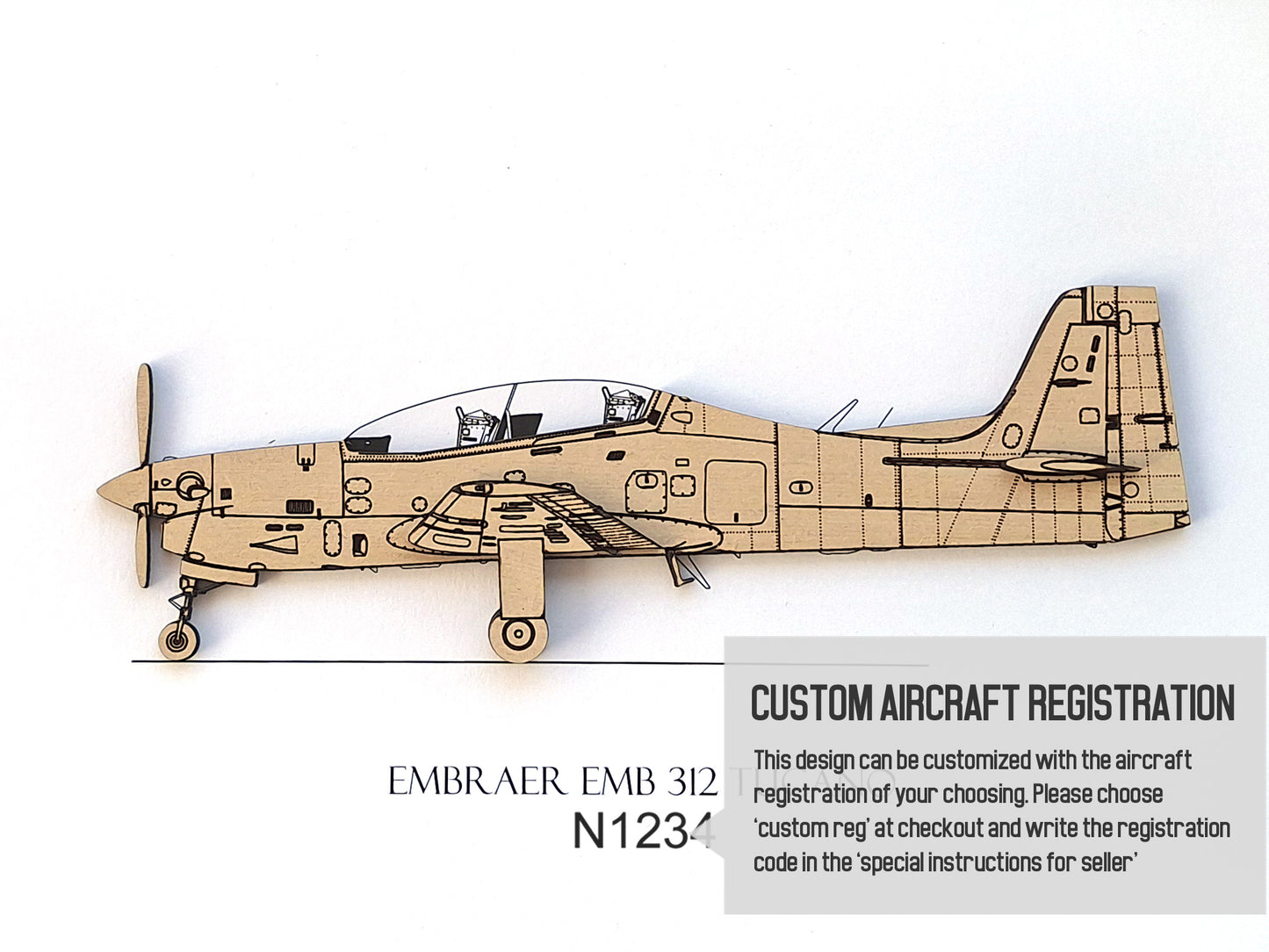 Embraer Tucano aviation art