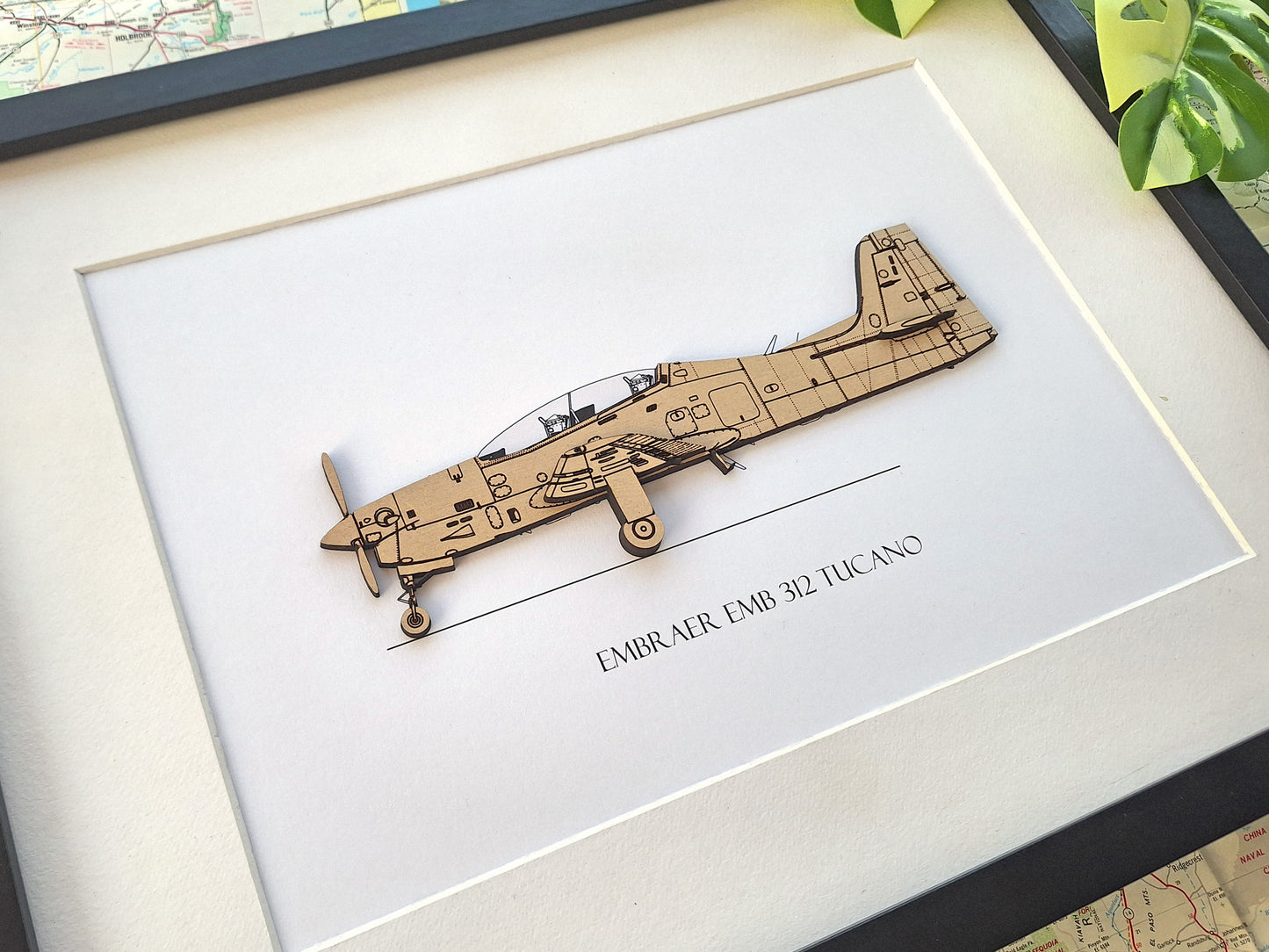 Embraer Tucano aviation art