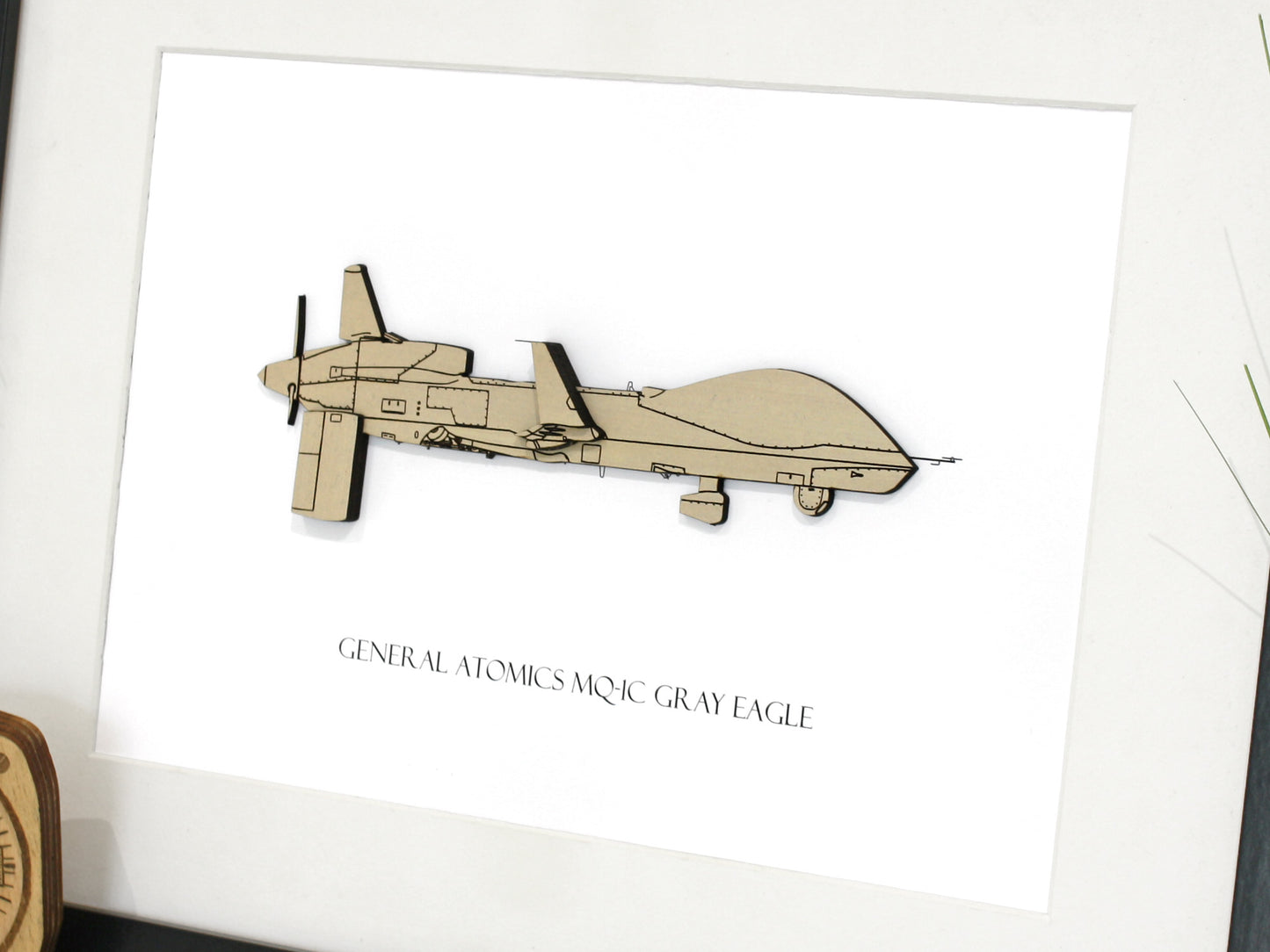 General Atomics MQ-1C Gray Eagle (GE-ER) blueprint art