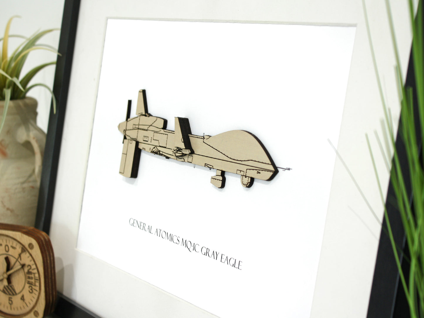 General Atomics MQ-1C Gray Eagle (GE-ER) blueprint art