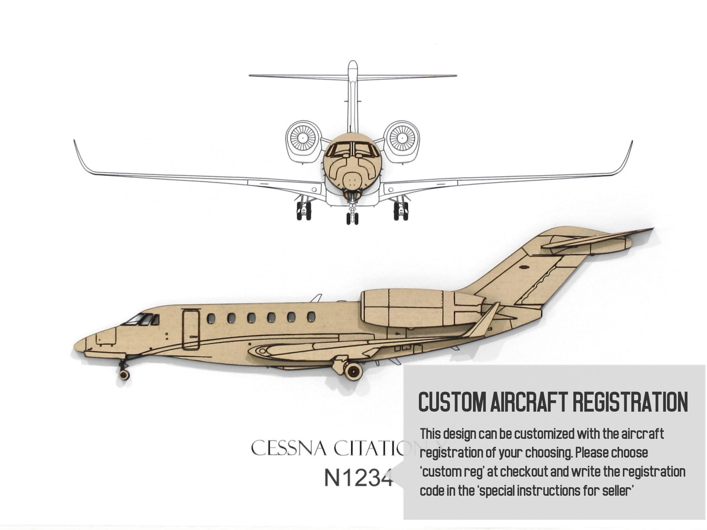 Cessna Citation X custom aviation gifts