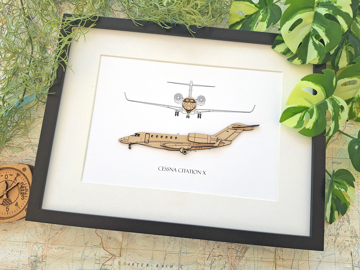 Cessna Citation X aircraft blueprint