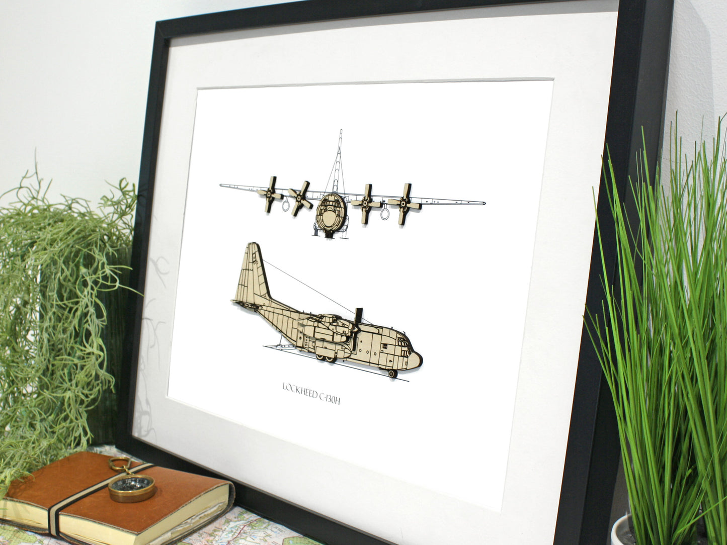 Lockheed C-130H aviation art