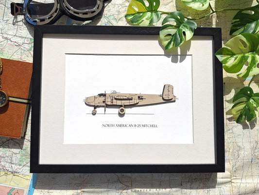 North American B-25 Mitchell aviation art