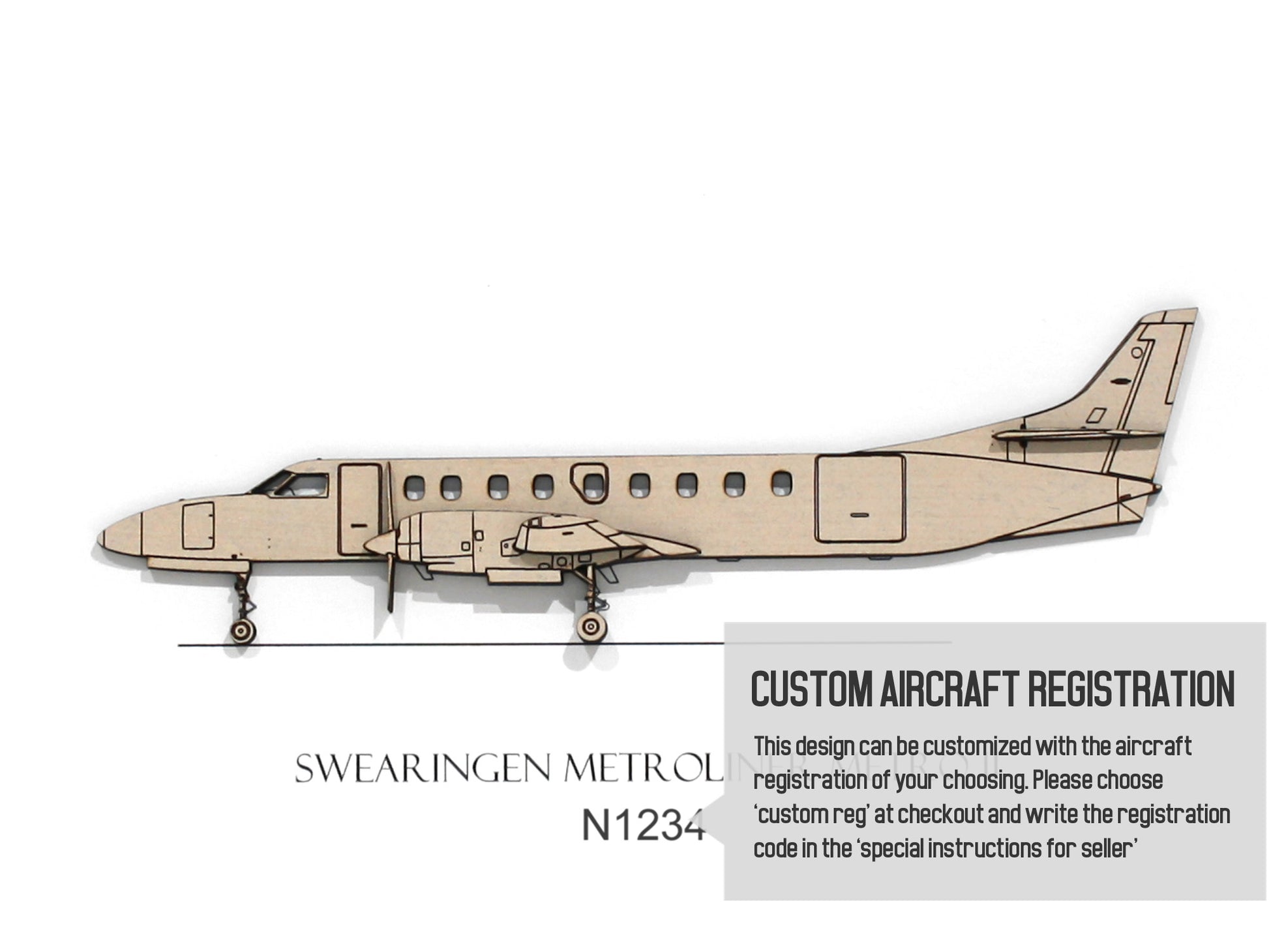 Metroliner Metro II custom aviation art