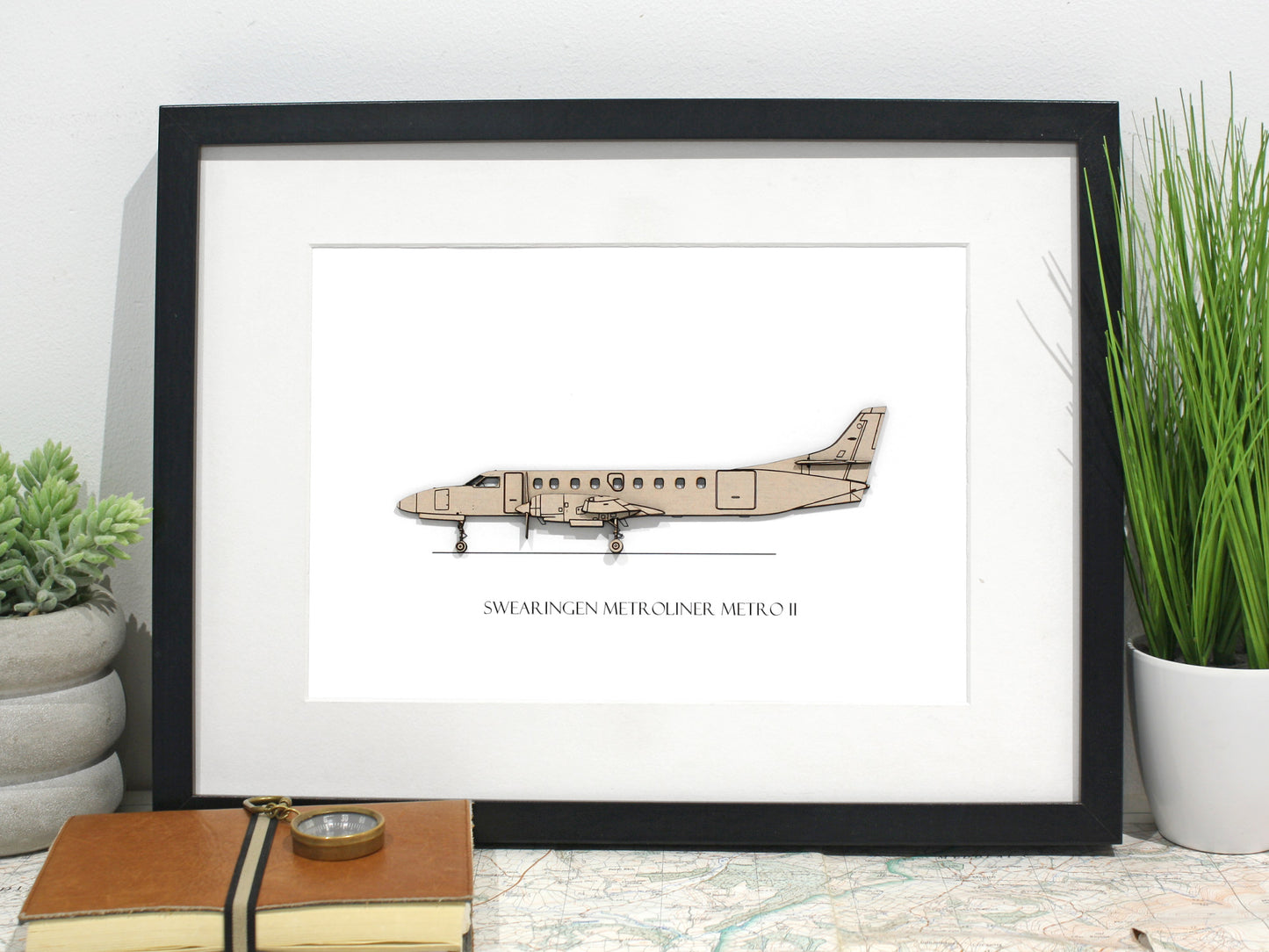 Metroliner Metro II aviation art