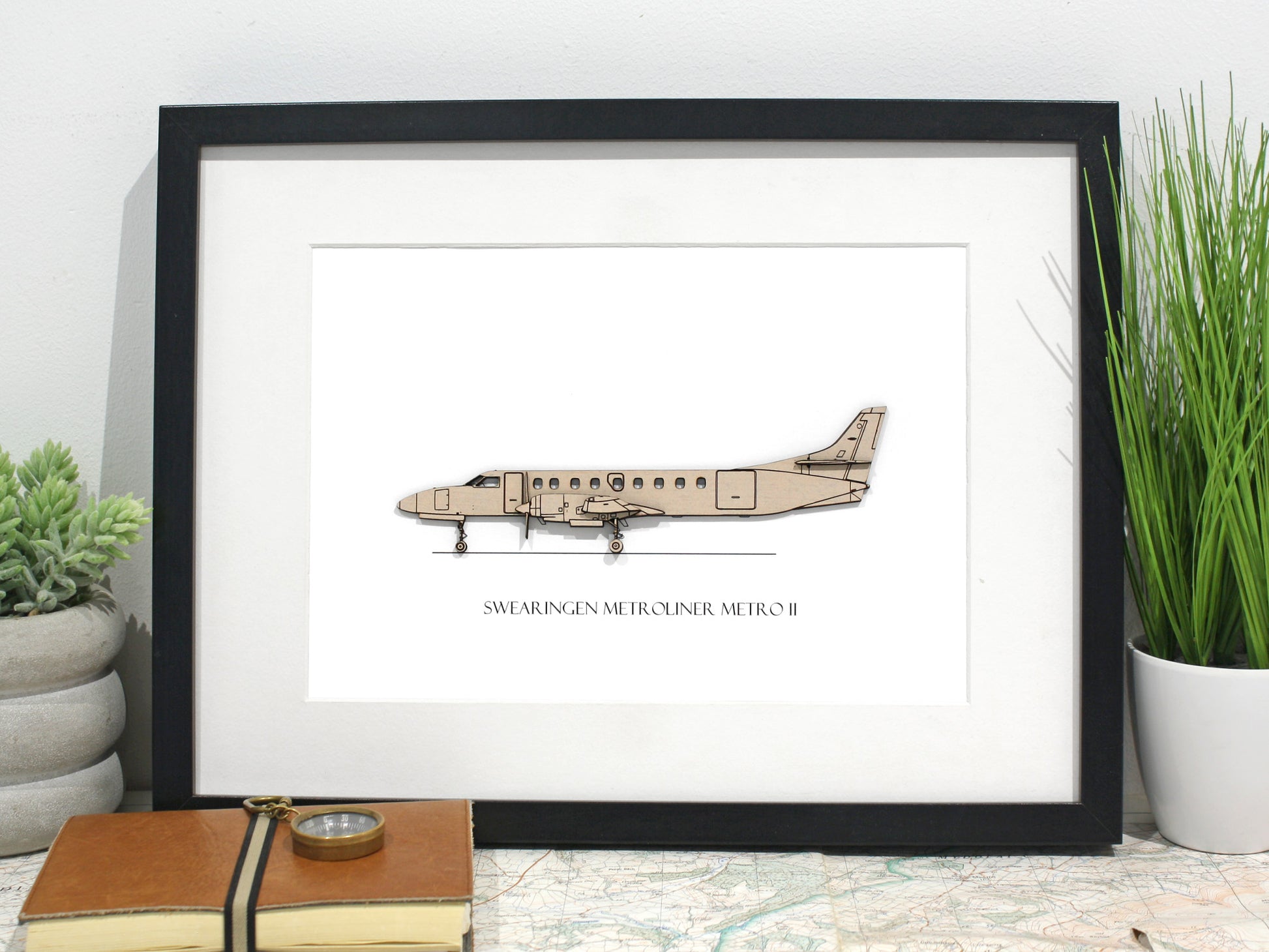 Metroliner Metro II aviation art