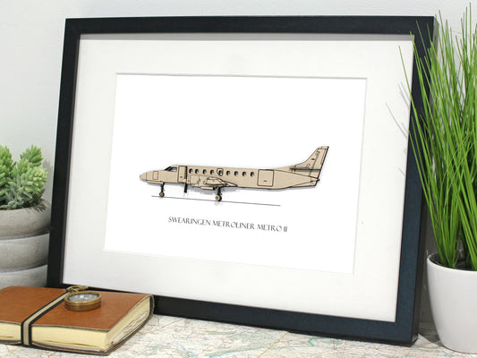 Metroliner Metro II blueprint art