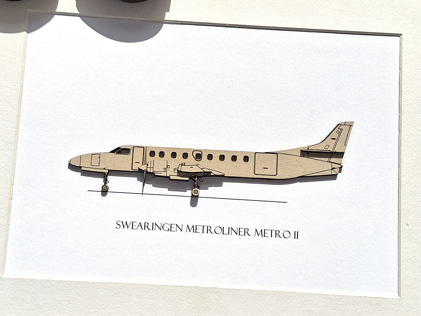 Metroliner Metro II aviation art