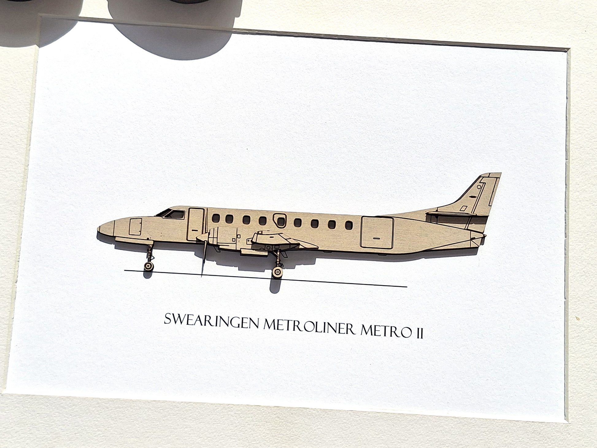 Metroliner Metro II aviation art