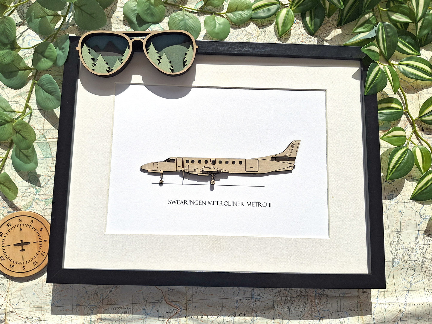 Metroliner Metro II aviation art
