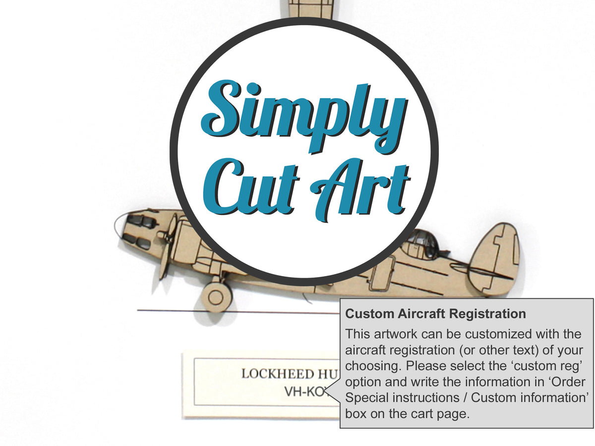 Arte de plano del Lockheed Hudson - GRANDE