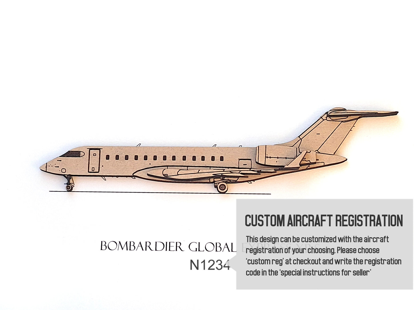 Bombardier Global Express XRS custom aviation art