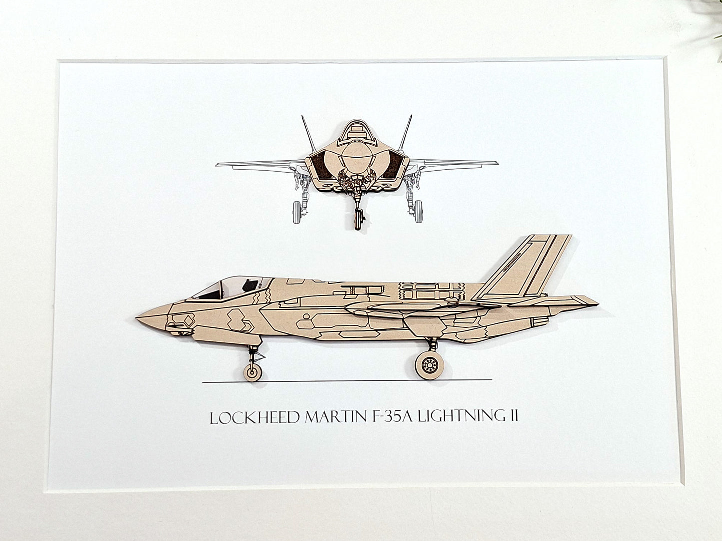 F-35A blueprint art