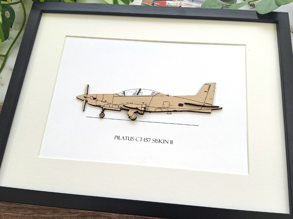 Pilatus CT-157 Siskin II blueprint art