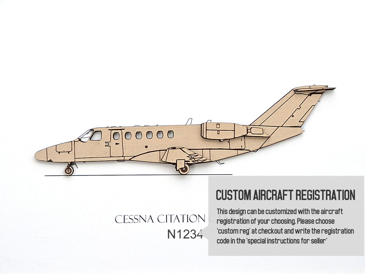 Cessna Citation CJ2 525A custom pilot gifts