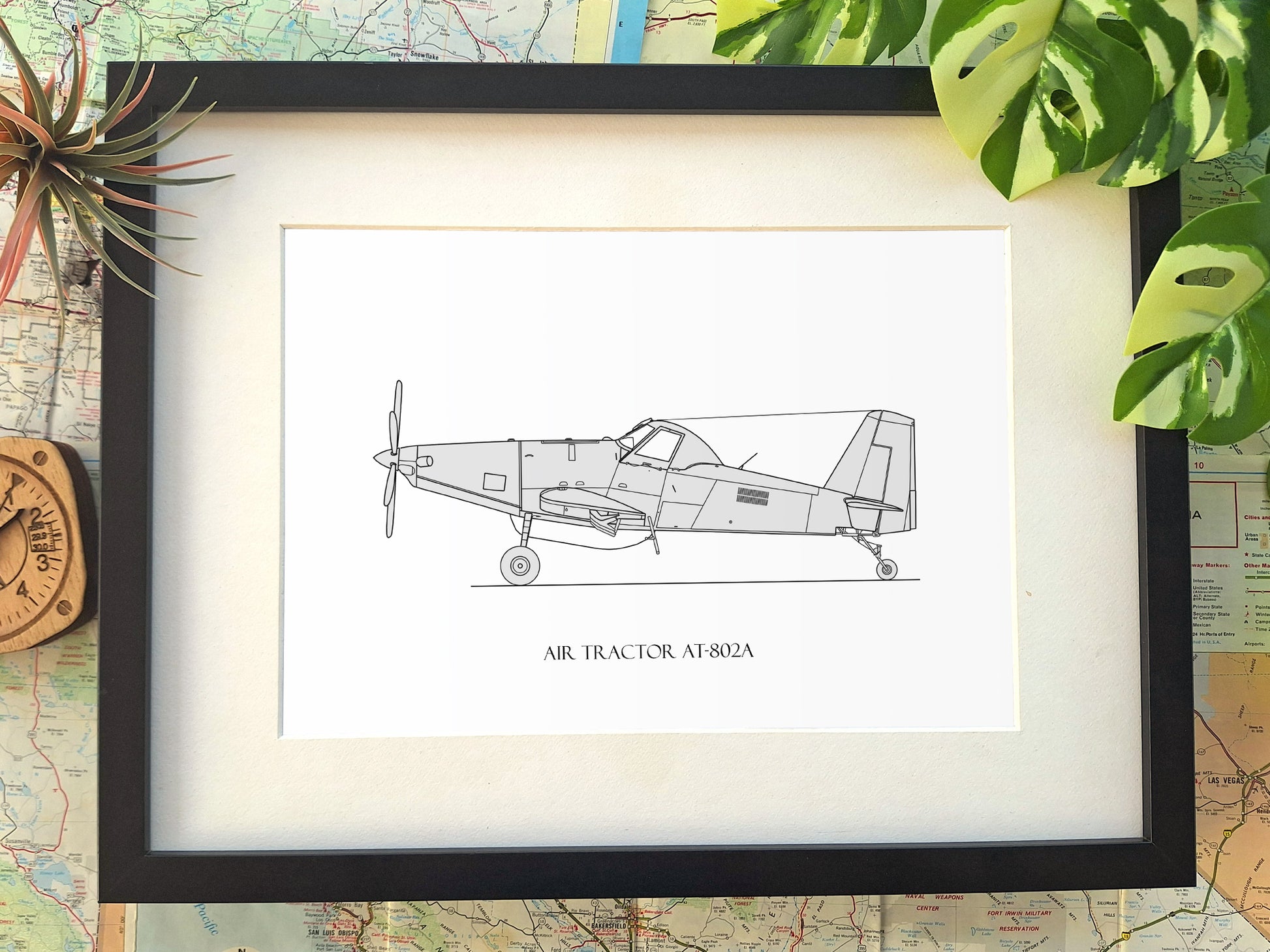 Air Tractor AT-802A blueprint art
