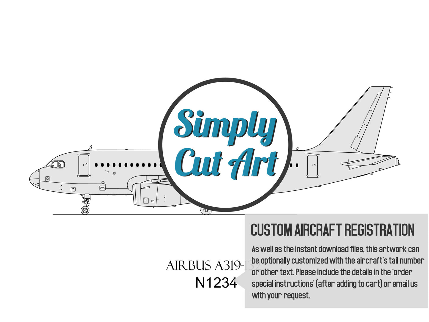 Airbus A319-132 aviation gifts