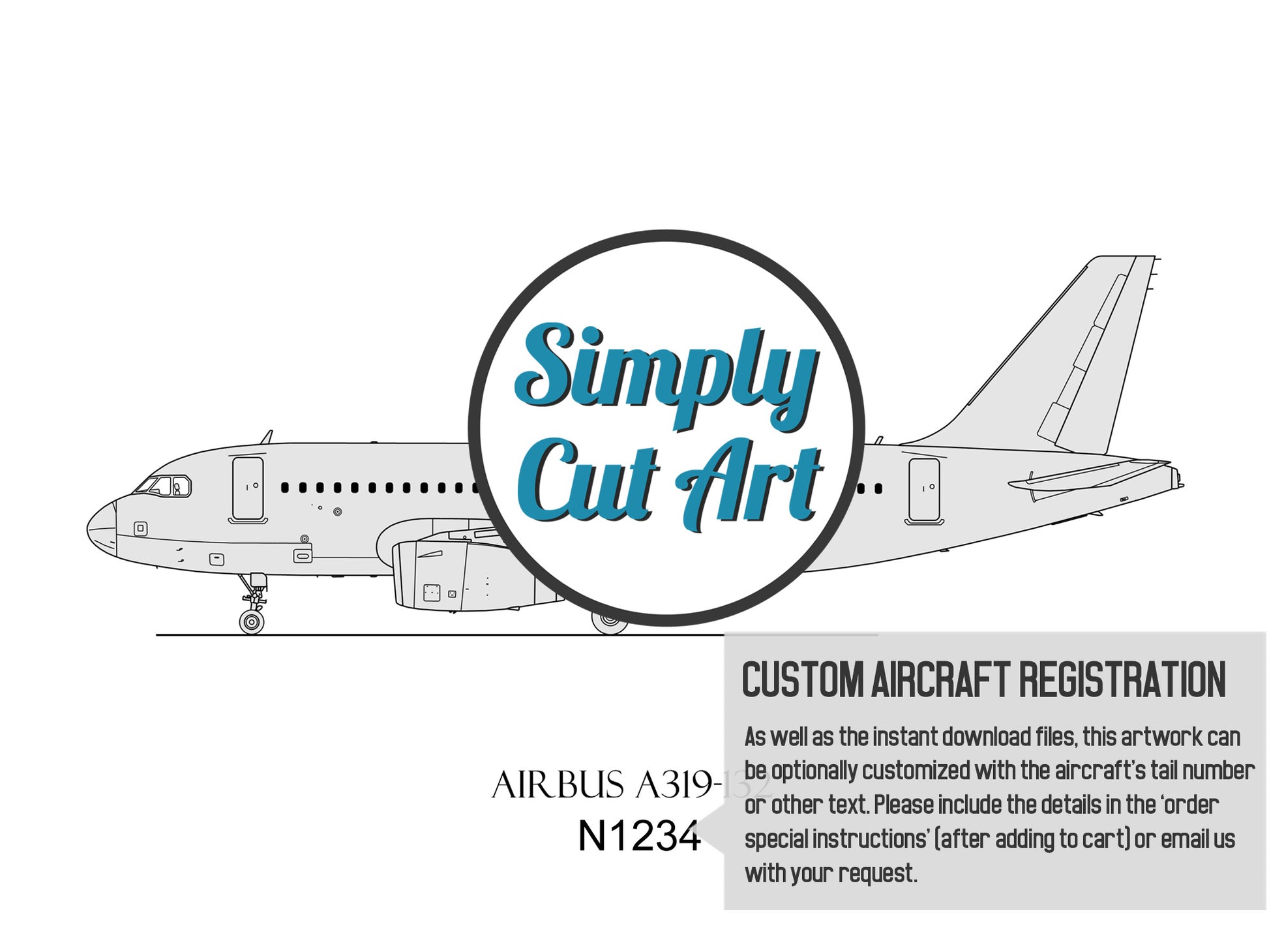 Airbus A319-132 aviation gifts