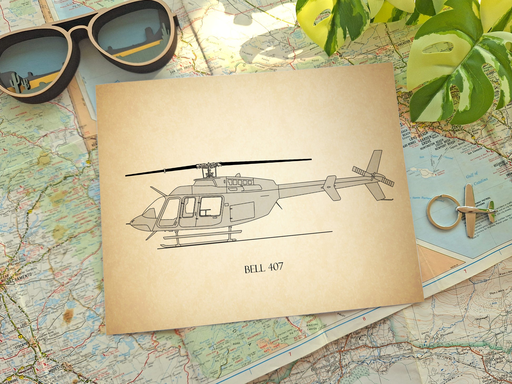Bell 407 helicopter pilot gifts