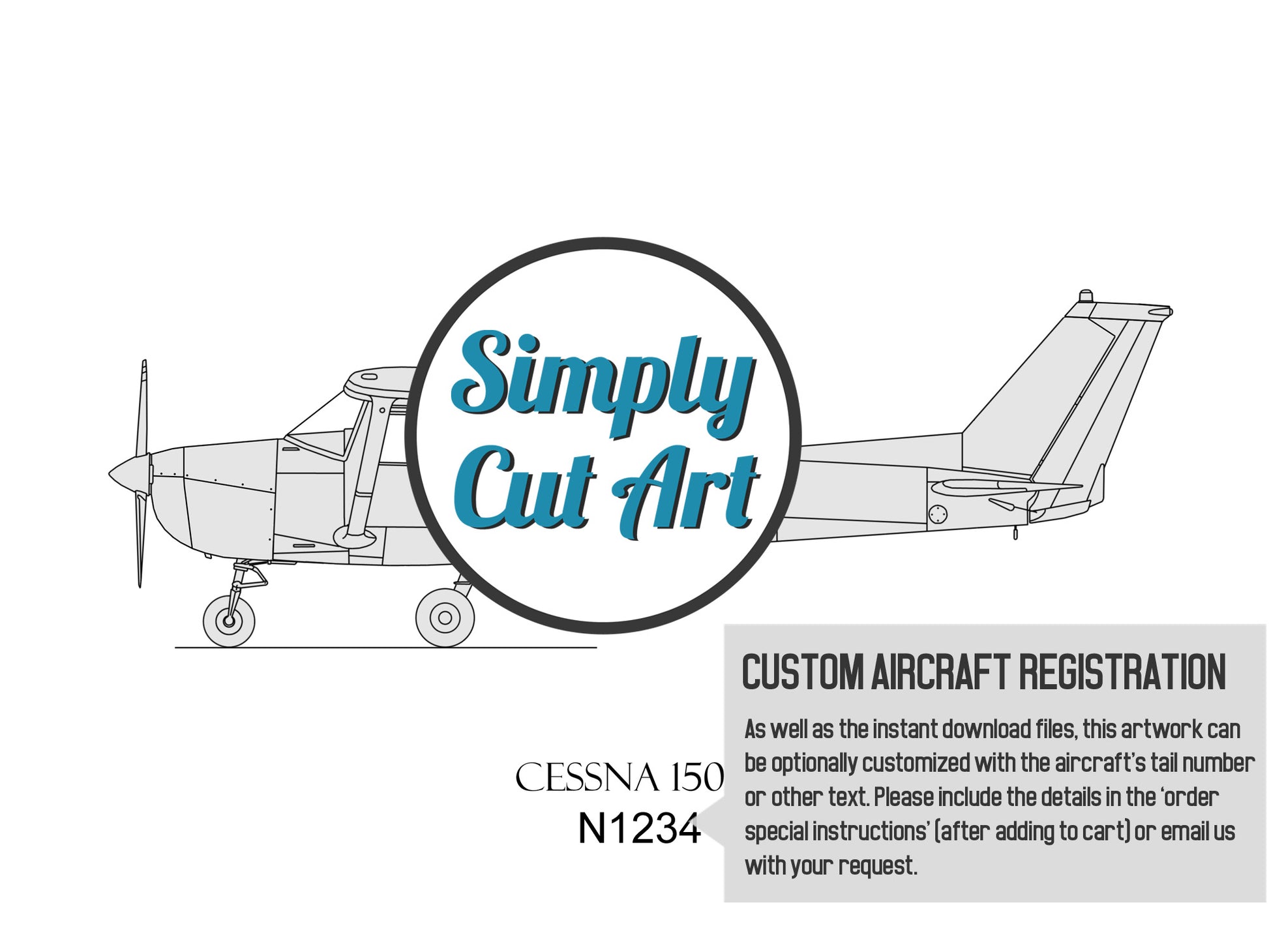 Cessna 150 custom aviation gifts