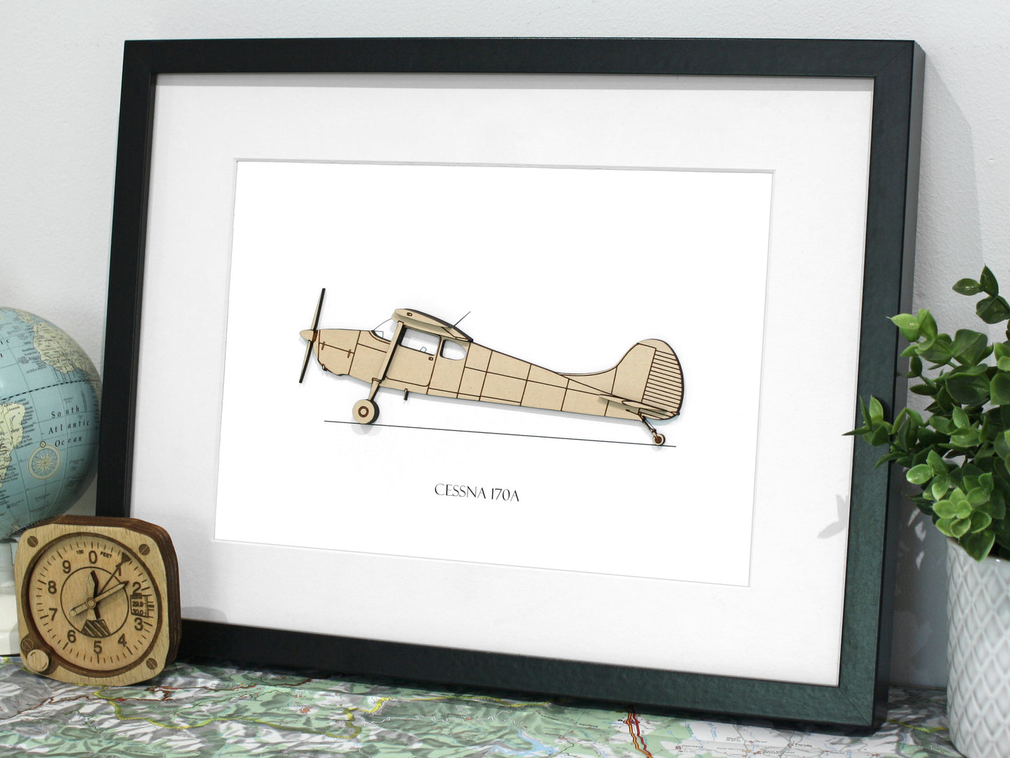 Cessna 170 A aviation art