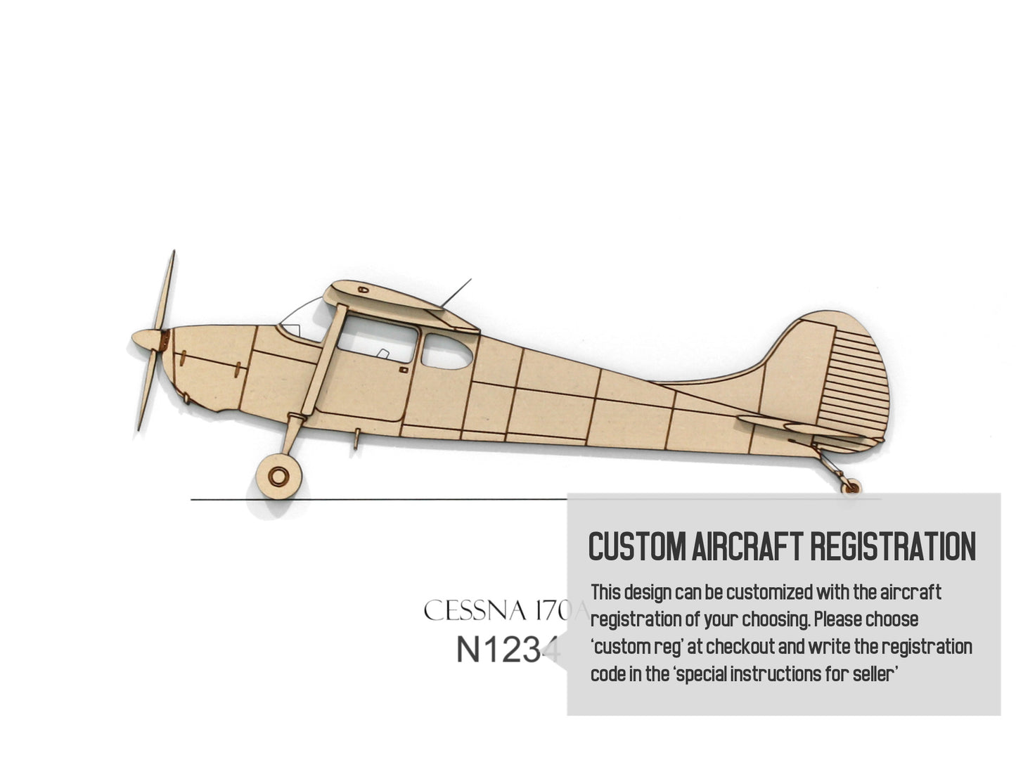 Cessna 170A aviation gifts