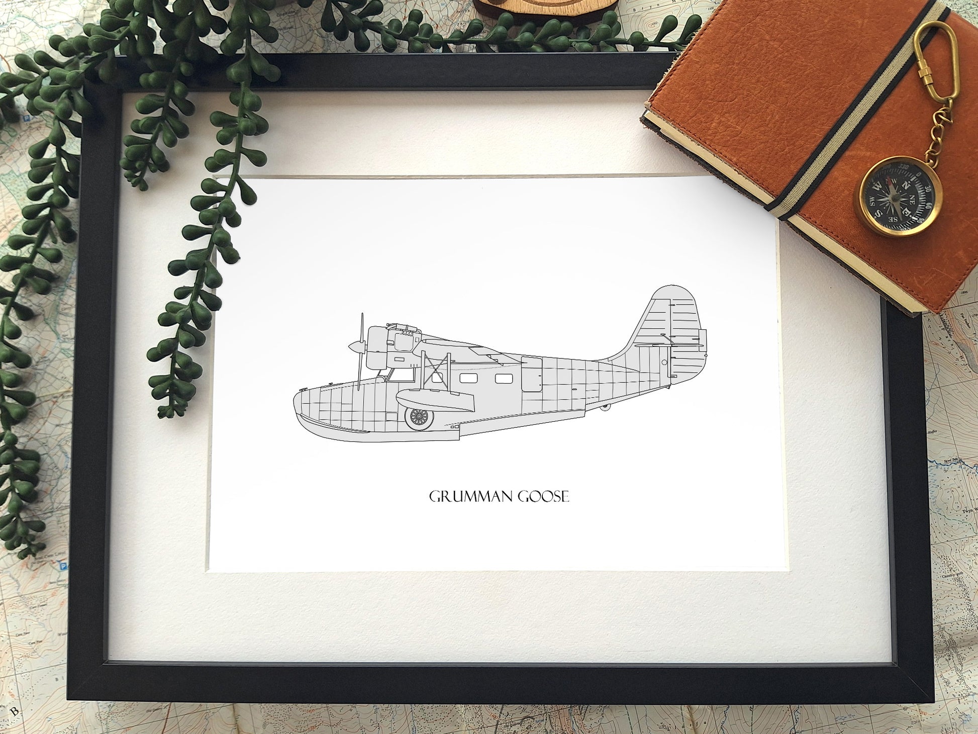 Grumman Goose aviation art