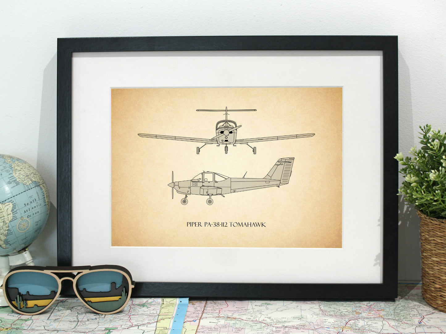 Piper PA-38-112 Tomahawk printable art