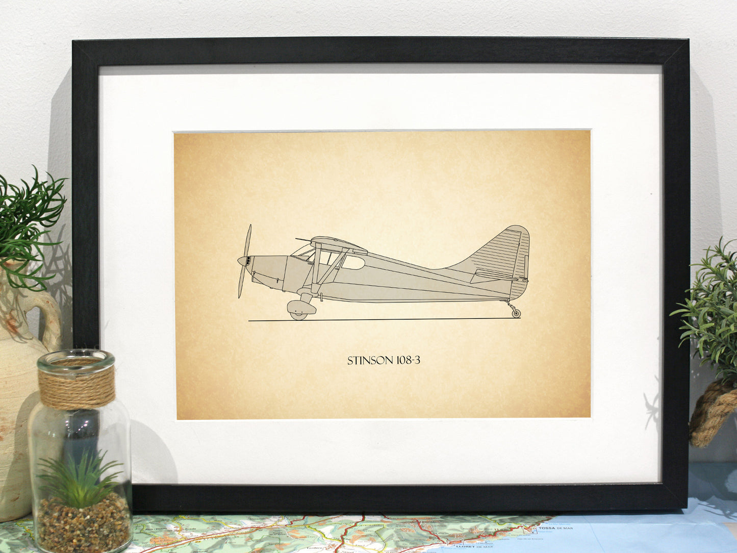 Stinson 108-3 aviation gifts