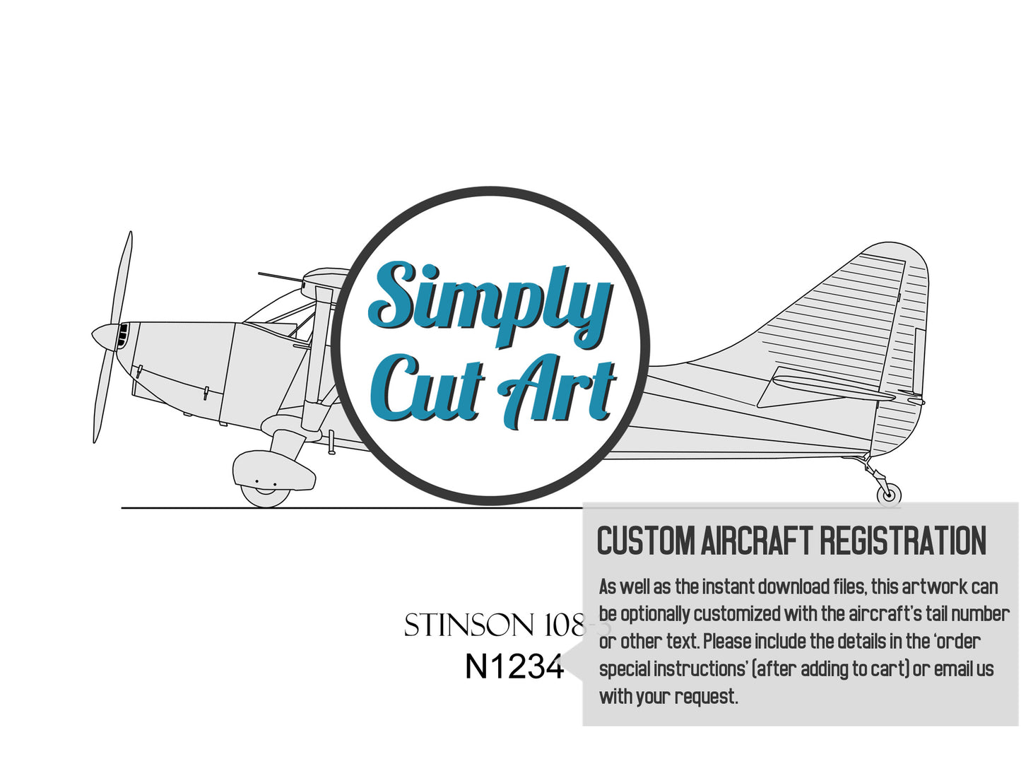 Stinson 108-3 pilot gifts
