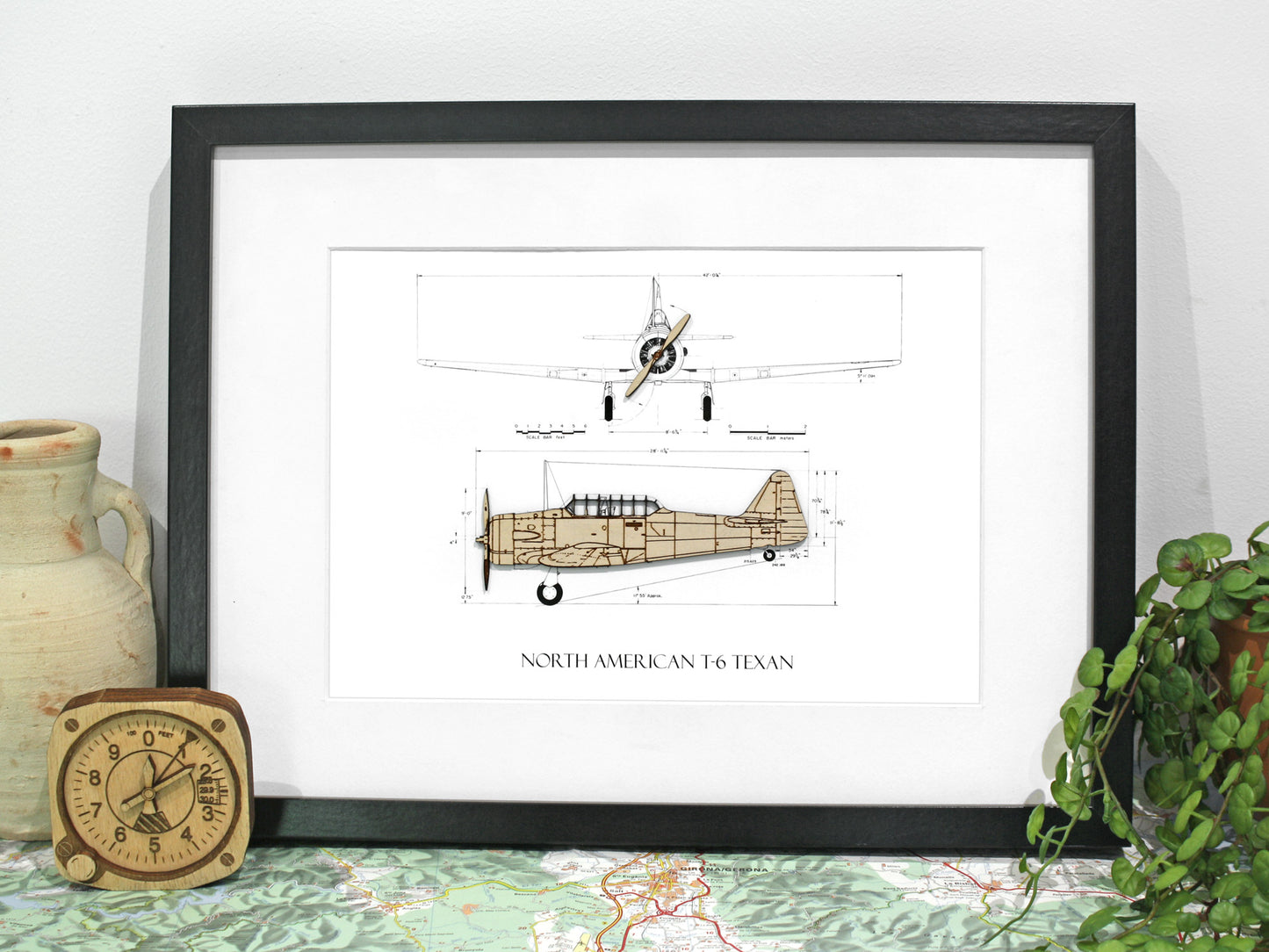 T-6 Texan aviation art