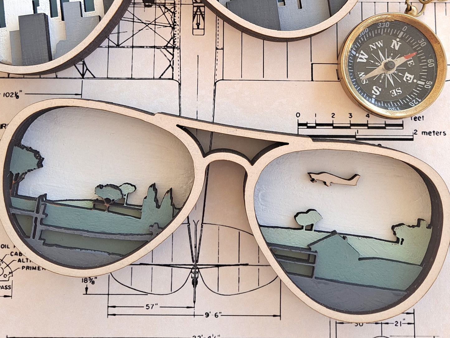 aviation gifts, pilot art