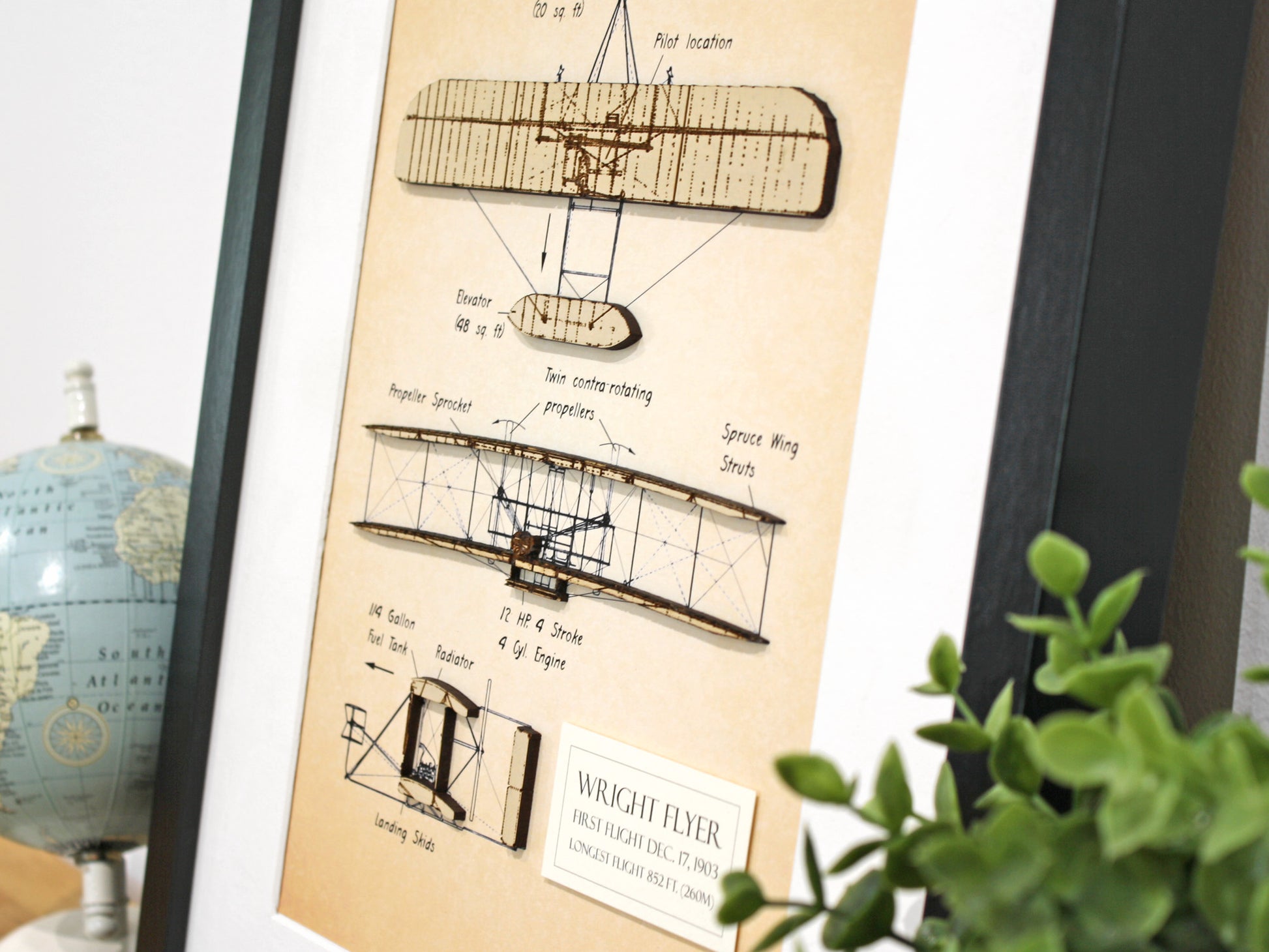 Wright Flyer aviation art