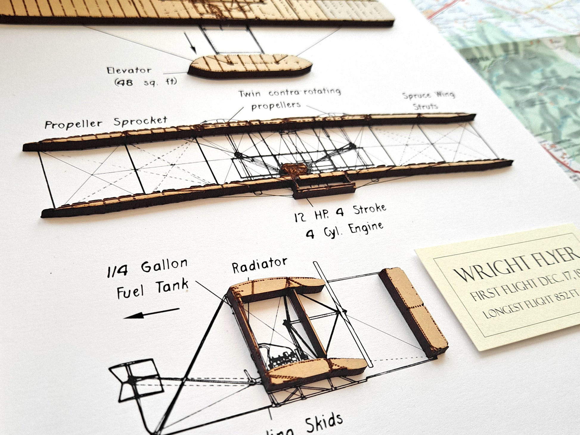 Wright Flyer aviation home decor
