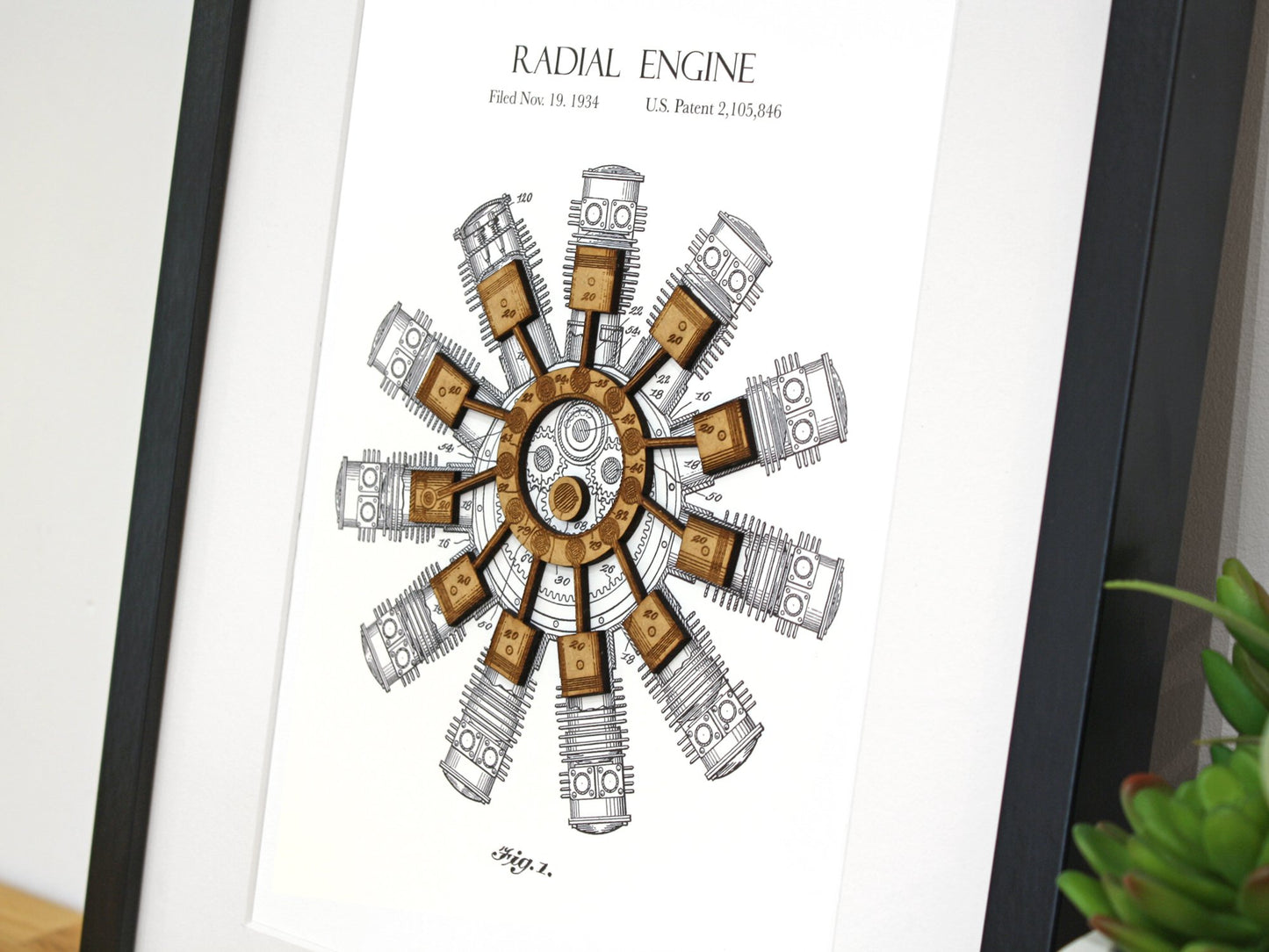 aircraft engine art