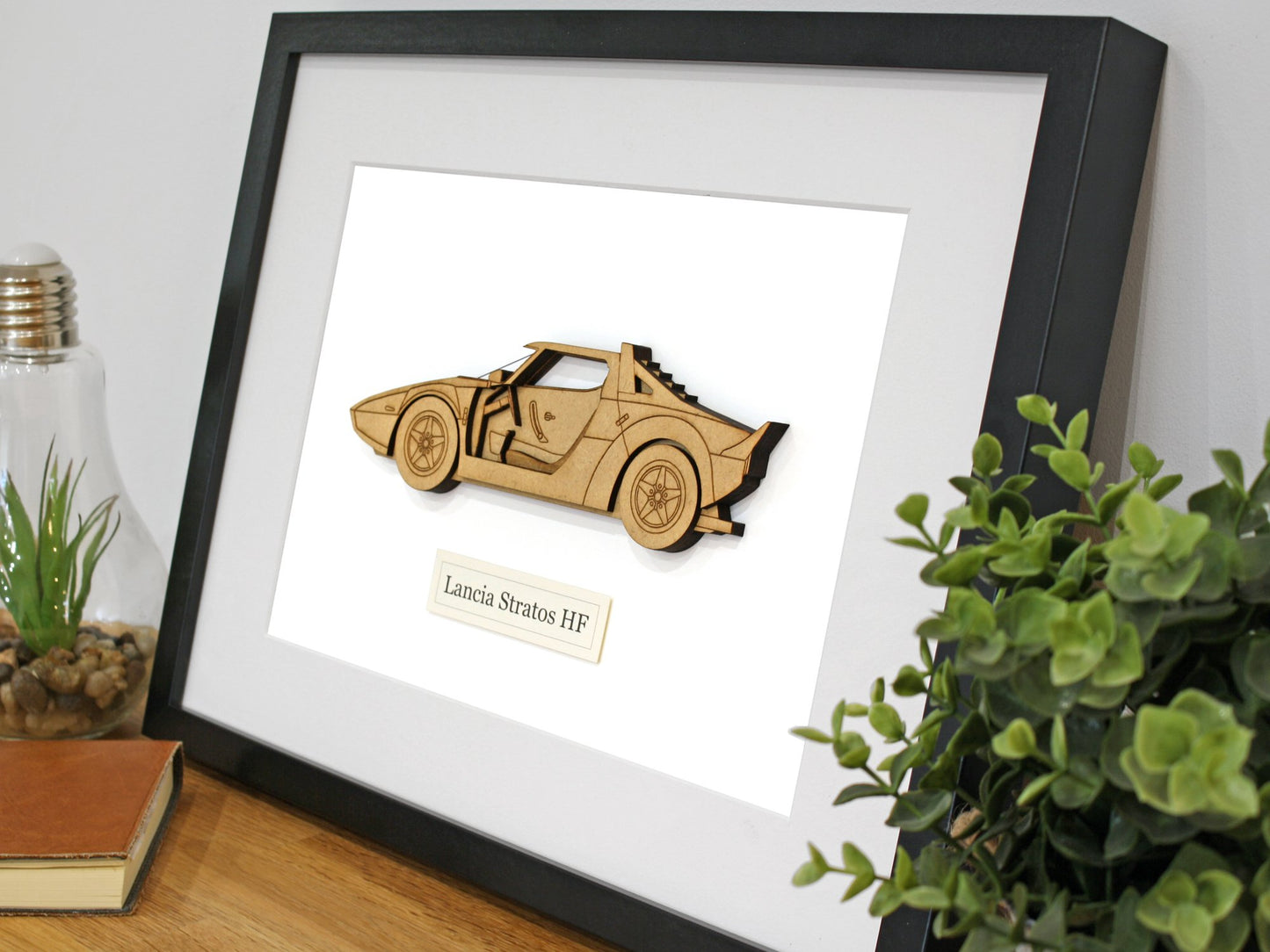 Lancia Stratos blueprint art