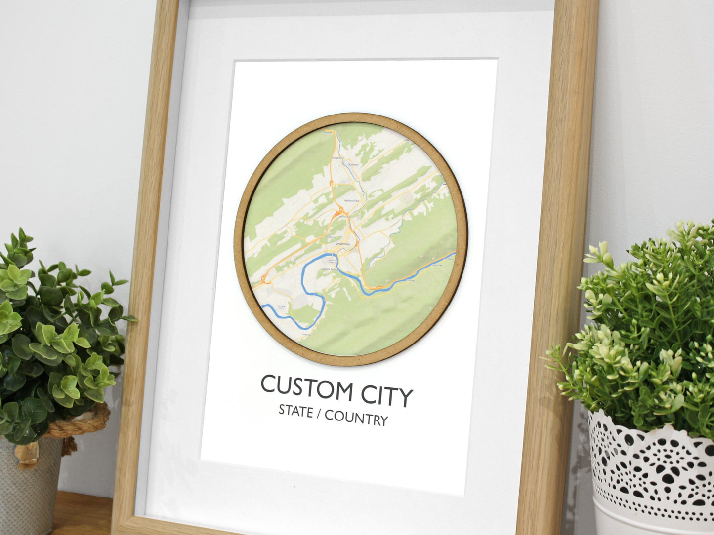 custom map gift