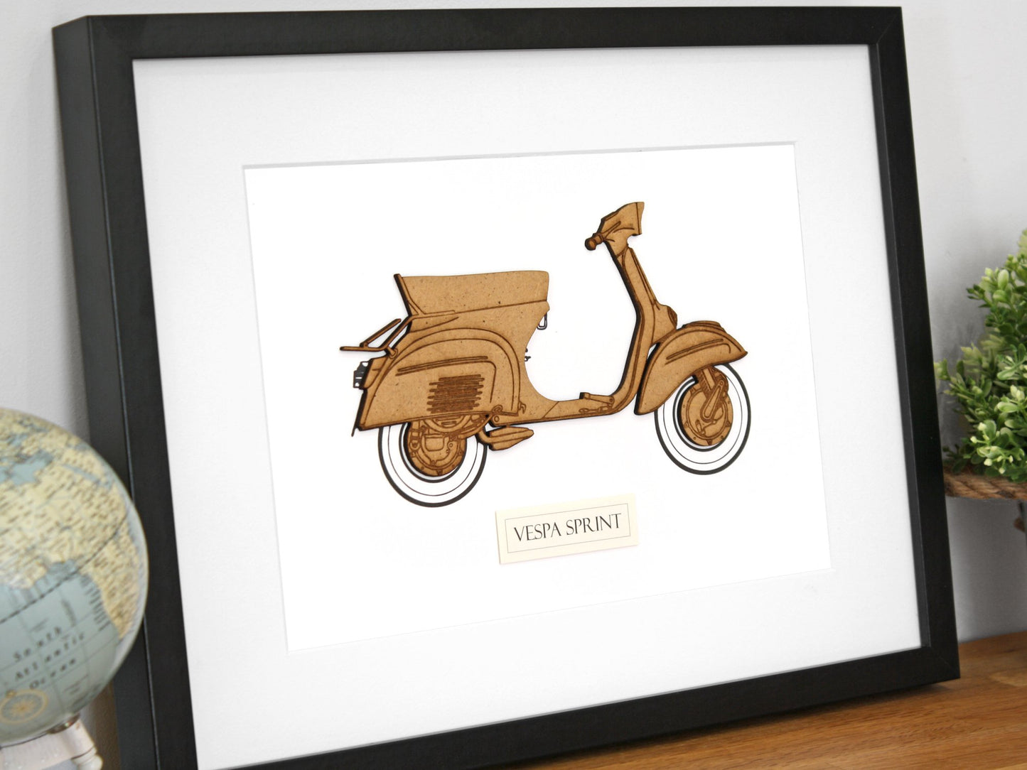 Vespa Sprint Scooter Art