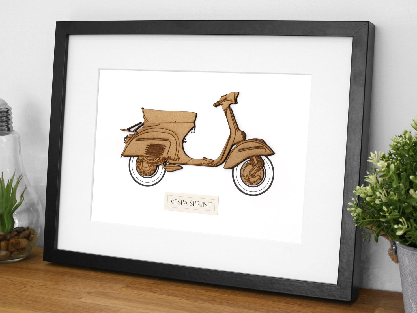 classic Vespa Sprint scooter art