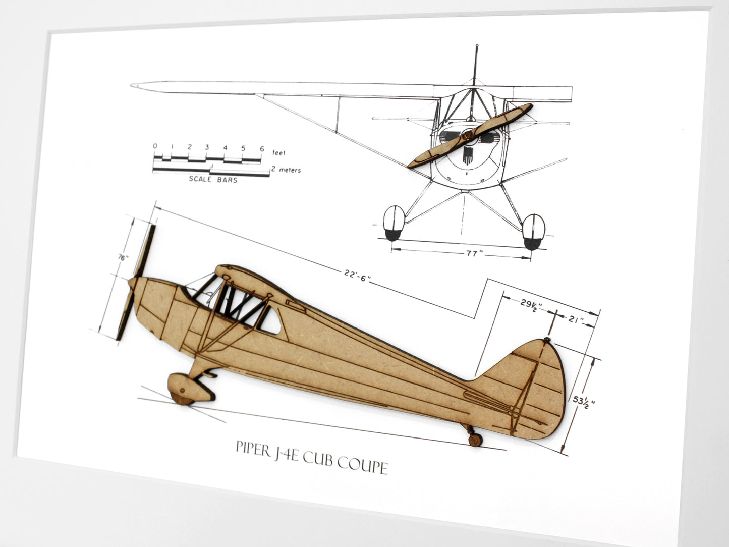 Piper J-4E Cub Coupe aviation gift
