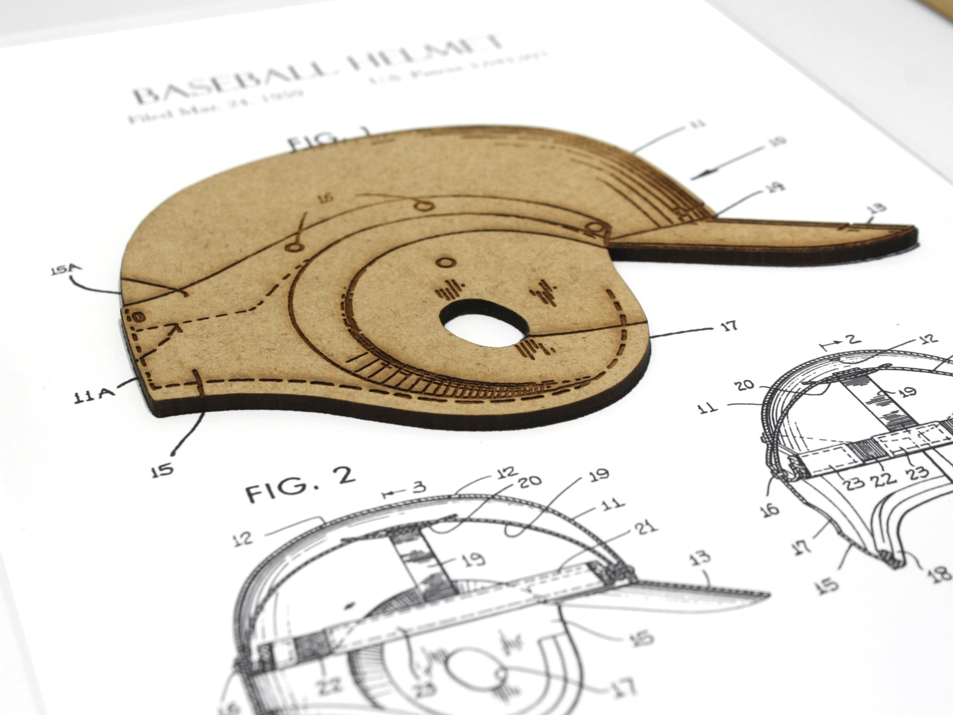 Baseball gifts patent art
