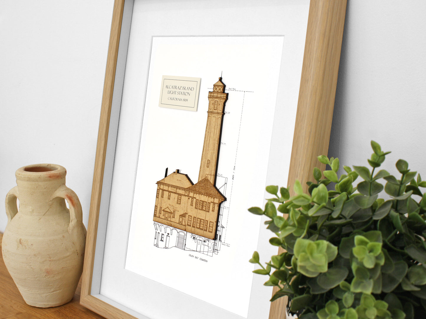Alcatraz Island lighthouse art