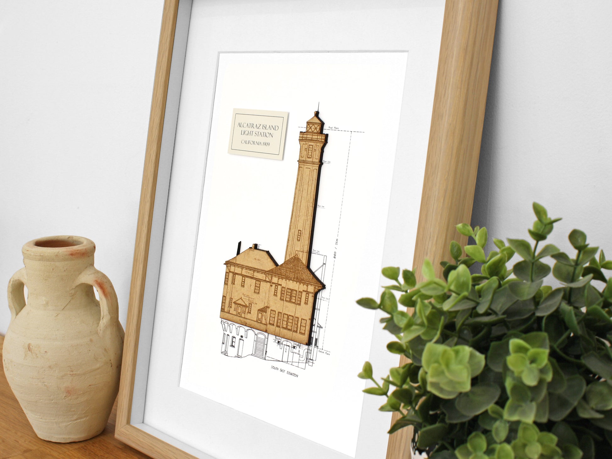 Alcatraz Island lighthouse art