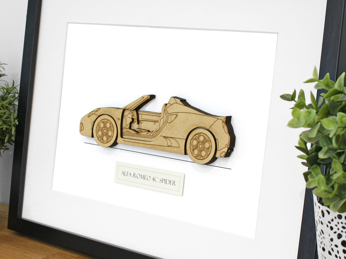 Alfa Romeo 4C Spider art gift