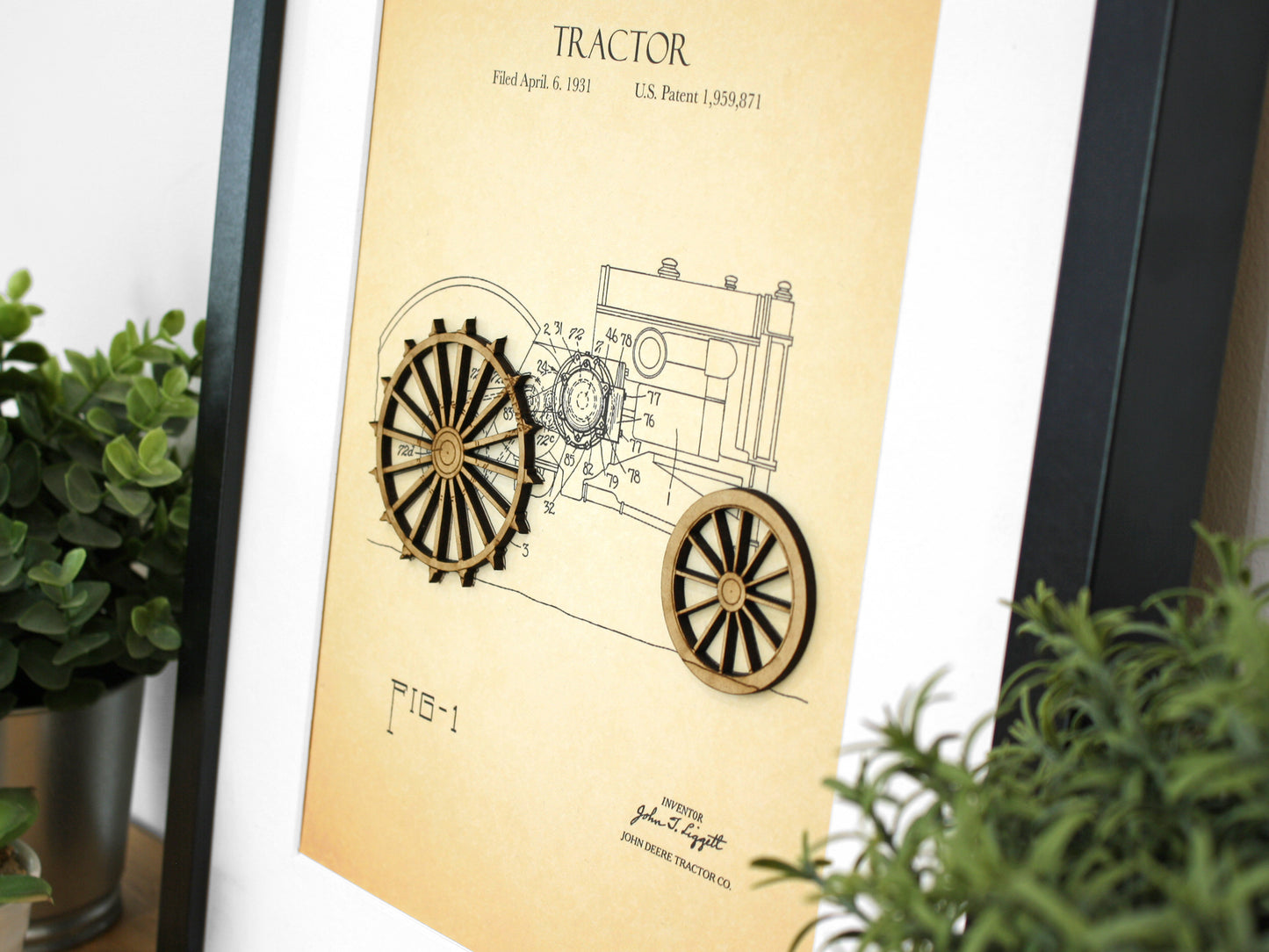 John Deere Tractor Patent Art
